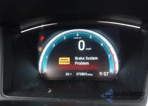 2016 Honda Civic Ex-L из США, поврежденный, VIN 19XFC1F78GE214375